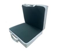 Multipurpose Kneeling Pad Garden Cushion Mat with Foldable Seam Neoprene Foam Base Built in Carry Handle Textile Cover with Piping Suitable for, Dark Green and Gray, Small