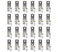 Multipurpose L Shape Corner Bracket Heavy Type Aluminum Metal Fixing Bracket for Furniture Craft Projects Practical Aluminum Brackets