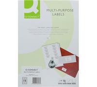 Q-Connect Multipurpose Labels 99.1x34mm White (1600 Pack) KF26053