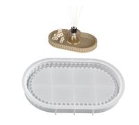 Multipurpose Large Oval Plate Shaped Silicone Tray Adds Warmth Portable for Home Gatherings and Coffee Shop Displays Flexible Silicone