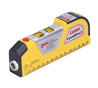Multipurpose Laser Level, 8ft/250cm Standard Metric Measuring Tape Ruler for DIY Home Renovations Picture Hanging Laying Flooring