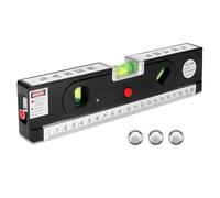 Multipurpose Laser Level with 8 Feet Measuring Tape, 3-in-1 Laser Spirit Level Tool for Picture Hanging, Horizontal & Vertical Line Laser, Cross Line Laser Tool for DIY, Tiles & Home Decoration