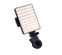 MultiPurpose LED Selfie Light with Rotatable Phone Clip Mount Rings Light for Content Creators and Photographers Professional Vlog Lighting Set