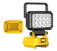 Multipurpose LED Utility Lamp LED Work Light with 5V 2.1A USB Charging Port and Durability Aluminum Body Long Last Rechargeable Work LightBattery AdapterBattery AdapterBattery Adapter
