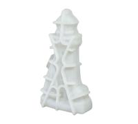 Multipurpose Lighthouse Shape Silicone Molds for Making Concrete Gypsum Sculpture Holiday Decoration Resin Art Concrete Guidepost Deck Cast