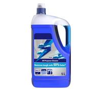 Multipurpose Liquid Cleaner, Fast Acting Formula, Streak-Free And Hygienic Finish, Delightful Ocean Blue Scent, Removes Tough Spots, Ideal For Home, Office, 5L