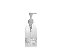 Multipurpose liquid soap dispenser in pet+pp round 250ml 6 * 16cm 822728