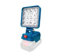 Multipurpose Lithium Batteries LED Work Light Foldable Base USB Interfaces Compatible for 14.4-20V Power Tool Lighting USB Charging Adapter