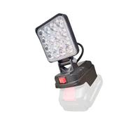 Multipurpose Lithium Batteries LED Work Light Foldable Base USB Interfaces Compatible for 14.4-20V Power Tool Lighting USB Charging Adapter