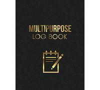 Multipurpose Log Book: Communication Management Notepad, Daily Activities Diary With Index & Numbering Pages, Day To Day Activity Record Notebook