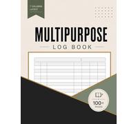 Multipurpose Log Book: Large Customizable with 7 Columns to Track Daily Activity, Mileage, Inventory and Equipment, Orders, Income and Expenses | +100 pages