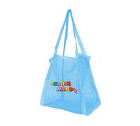Multipurpose Meshes Beach Organizers Spacious Storage Bag Nylon Texture For Seashells Toy Towels Coastal Activity Ventilated Mesh Beach Organizer