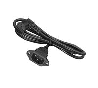 Multipurpose Mount C14 To Left Angled C13 Power Cord 0.6M Sturdy Copper Cores Accessory For Monitor Printer Setups Home Electrical Power Cable