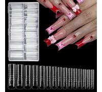 Multipurpose Nails Art Mold Set ABS Crystal Extension Tips Quick Dry Light Cured Technology Paperless Design Natural Gel Nails Extensions