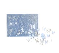Multipurpose Nails Art Template Tool Butterfly Silicone Mold Embossing Carving Templates for Enthusiasts Relief Butterfly Silicone Mold