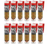 Multipurpose No More Nails, Heavy-Duty Mounting Adhesive, No Nails Strong Bond Glue for Wood, Ceramic, Metal & More, White Instant Grab Adhesive Mastic (12)