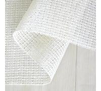 Multipurpose Non Slip Mat 170 x 300 cm Waterproof, with Reusable & Odor-Free, Cut-To-Size, Washable, Customisable Size, Non Slip Mesh Rugs Underlay Rugs Grip Under Rug Pad for The Kitchen, Home, White