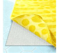 Multipurpose Non Slip Mat 80 x 80 cm Anti Slip Rug Grippers Waterproof for Laminate and Wooden Floors, off white