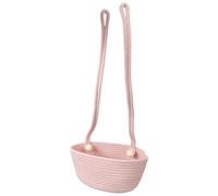 Multipurpose Nursery Storage Basket Feature Big Compartment for Baby Essential Securely Attch to Cribs Changing Table Large Compartment Hanging Baby Basket