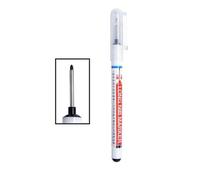 Multipurpose Oil-Based Marker Pen with 20mm Long Nib - for Woodworking, Metalworking, Deep Hole Marking in Manufacturing and Industrial Use (Black)