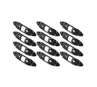 Multipurpose Outdoor Light Holder Clips 12 Pack Proof Mounting Systems for Courtyards Canopies Lighting Solution Weather Light Fixtures Canopies