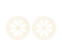 Multipurpose Oval Shape Wood Panel with Natural Grains Texture for Creative Designs Kids Safe Crafting Board
