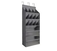 Multipurpose Over the Door Holder Bag 15 Pockets for Footwear Books Organization Closet Wall Holder in Living Space Rack with Multiple Pockets for Door Closet