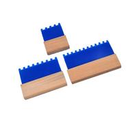 Multipurpose Painting Combs Set of 3 for Creating Unique Pattern Designs on Wall Decoration Daily Use Wall Texture Tool