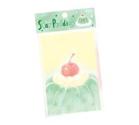 Multipurpose Paper Notepads Creative Design Sticky Note Selves Stick Writing Pad for School Journaling Multipurpose Creative Hand Painted Design Adhesive Sticky Note
