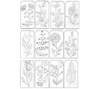 Multipurpose Pattern Stencil Template Set Safe Materials Precisions Cut for Wall Canvas Textile and Educational Activity Decorative Card Making Template