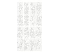 Multipurpose Pattern Stencil Template Set Safe Materials Precisions Cut for Wall Canvas Textile and Educational Activity Decorative Card Making Template