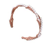 Multipurpose Pearls Embellished Headwear Easy To Adjust And Use Hair Accessory For Stylish Looks Daily Casual Wear
