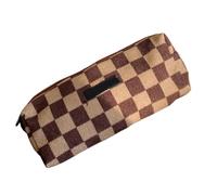 Multipurpose Pen Case Large Capacity Corduroy Pencil Case Zippered Pen Pouches Makeup Bag for Girl Women Travel Daily Small Pencil Pouches