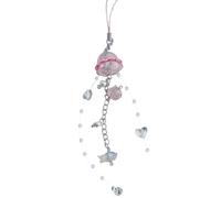 Multipurpose Phone Chain, Sparkling Crystal, Stars and Shiny Pearls Fashion Accessories, Daily Use Item, Unique Phone Charm, フリーサイズ