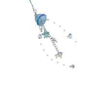 Multipurpose Phone Chain, Sparkling Crystal, Stars and Shiny Pearls Fashion Accessories, Daily Use Item, Unique Phone Charm, フリーサイズ