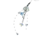 Multipurpose Phone Chain, Sparkling Crystal, Stars and Shiny Pearls Fashion Accessories, Daily Use Item, Unique Phone Charm, フリーサイズ