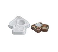 Multipurpose Plant Shape Silicone Crafting Molds Container Mold for Resin Art Holder and Home Decorating Embossed Resin Mold