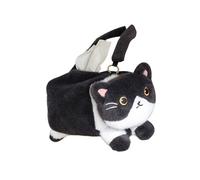 Multipurpose Plush Tissue Box Organizers for Car Storage Compartment Holds Wet Keys Change Cover Holder