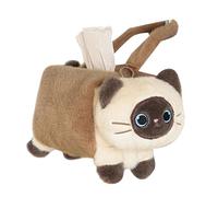 Multipurpose Plush Tissue Box Organizers for Car Storage Compartment Holds Wet Keys Change Cover Holder