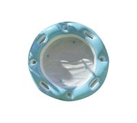 Multipurpose Poolside Game Platform with Fast Inflation Design Great for Tokens and Storage Drink Holder Table