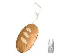 Multipurpose Portable Reusable Shopping Bag With Large Storage Capacity Bread Shaped Foldable And Washable Grocery Bag