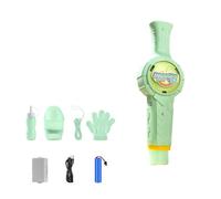 Multipurpose Quiet Motor Bubble Machine for Kids Adults Simple Push Button Role Play Capability Indoor Outdoor Fun Party Bubble