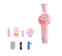 Multipurpose Quiet Motor Bubble Machine for Kids Adults Simple Push Button Role Play Capability Indoor Outdoor Fun Party Bubble