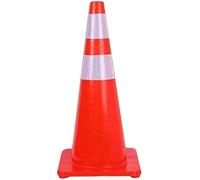 Multipurpose Reflective ty Traffic Cone ge Emergency Cone for Roadside Breakdown 70x34cm Highly Visible Ideal for Road ty & Construction Use