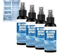 Multipurpose Refrigerator Defrosting Cleane, Quickly Defrost Spray For Fridger, gentle Effective Fridge Defrost Agent, Heavy Ice Frost Remover For Refrigerator, Fridge Freezer De-Icer Spray (4pcs)