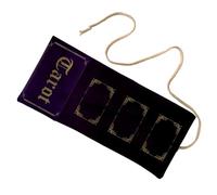 Multipurpose Roll Up Card Bag Foldable Divination Tarot Bag Board Game Card Packaging Storage Pouch Sleeve Holder