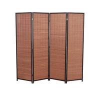Multipurpose Room Divider Panel Freestanding Folding 150x160cm Partition for Office Dressing Room & Space Separation with Sturdy Wide Feet