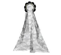 Multipurpose Rose Veil Headband For Halloween Costume Accessories Bridal Event And Fantasy Dressing Up Gothic Bridal Hair Accessory