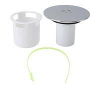 Multipurpose Round Shower Drain,Plastic Odor Proof Bathroom Floor Drain with Hair Catcher, From Entering Through The Drain for Bathroom