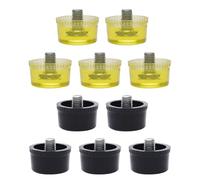 Multipurpose Rubber and Hammer Heads Replacement Set Yellow Black Tip for Projects Accurate and Safe Striking Antislip Handle Hammer